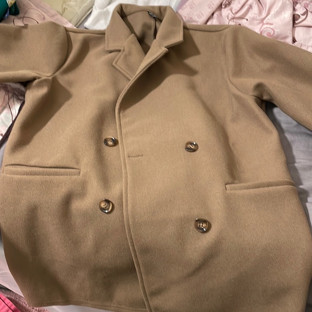 Tan/Brown Wool Coat